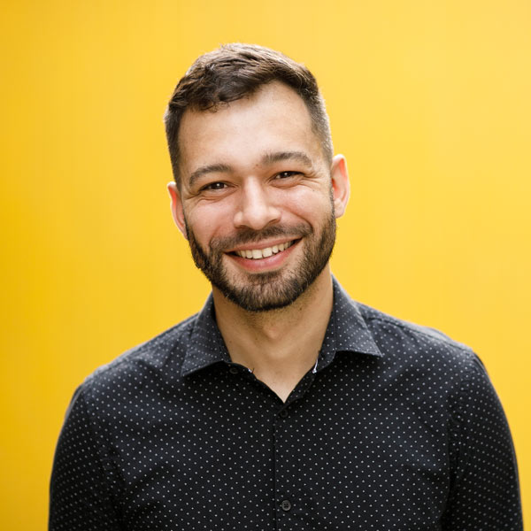 smiling man
