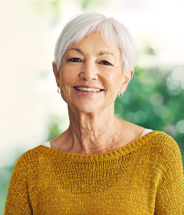 smiling senior woman